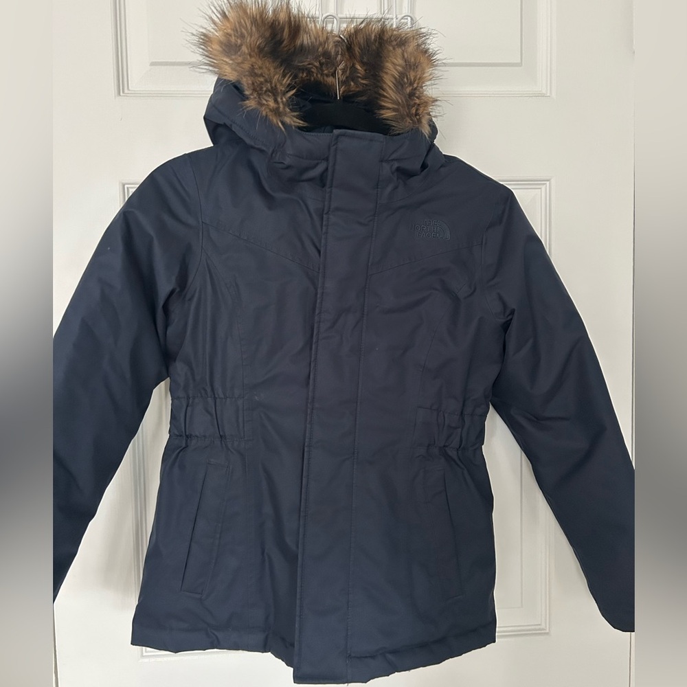 EUC girls north face explorer winter coat dryvent 550